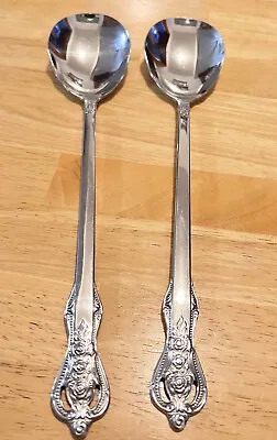 Heritage Mint BENTLEY Stainless 18/10  Serving Spoon Set 12” Silver • $25