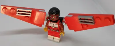 £6 • Buy LEGO Super Heroes - Falcon 'Red, Brick Built Wings'- (sh642).