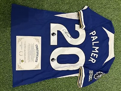 Cole Palmer Hand Signed Chelsea Player Home Shirt With COA GENUINE AUTOGRAPH • £103