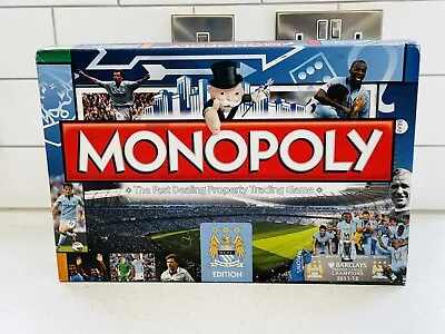 ⭐️ 2012 MONOPOLY Special MANCHESTER CITY MCFC Football Club Ed. BOARD GAME ⭐️ • £19.99