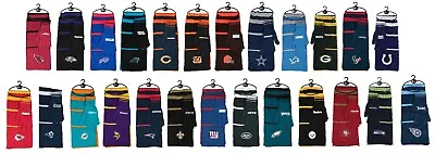 NFL Unisex Knit Scarf & Glove Holiday Gift Set & W/ Hanger NEW NWT • $23.99