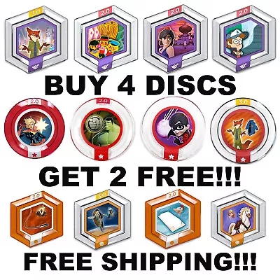 Disney Infinity Power Discs 1.0 2.0 3.0 Pick Your Discs Buy 4 Get 2 Free • $2.99