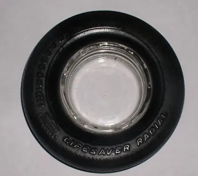 B.F. Goodrich  Silvertown  Lifesaver Radial HR 70-15 Rubber Advert Ashtray~6  • $19