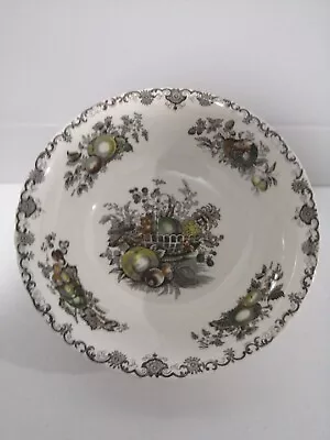 Masons Ironstone  Fruit Basket Brown Hand Coloured 9 INCH Serving Dish  • £9.99