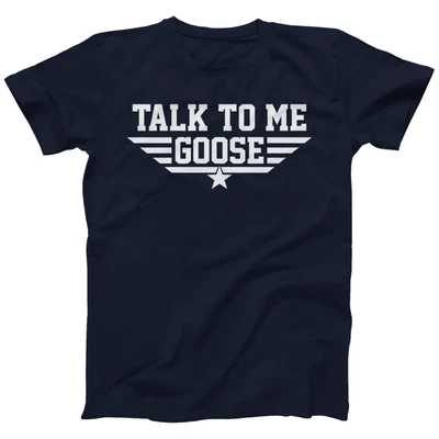 £12.99 • Buy Talk To Me Goose Top Gun Inspired T Shirt Wingman Retro Movie Tee (S-5XL)