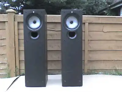 100W KEF Q35 Stereo Speakers In Reddish Black - Working Spares - Heathrow 26f.8 • £120