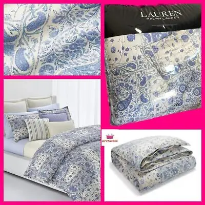 Ralph Lauren Callen Paisley Floral Full/Queen Cotton Comforter Pillowcase Set • $149.99