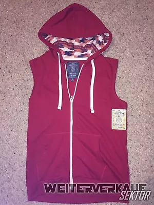 Company 81 Men's Sleeveless Hoodie- RED Medium • $22