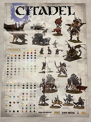 Warhammer Citadel Colour Poster • £12.45