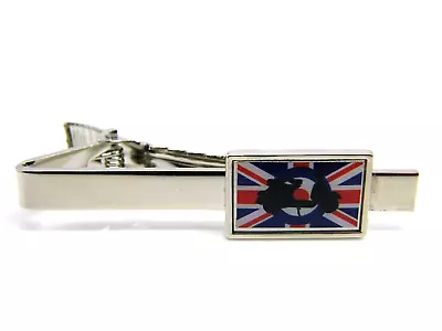 Union Jack MOD Scooter Target Moped Badge Tieclip Tie Clip Flag Gift • £3.99