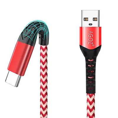 RED USB C Cable Fast Charger Cord For IPad Pro IPad Air IPhone 15 Pro Max • $6.45