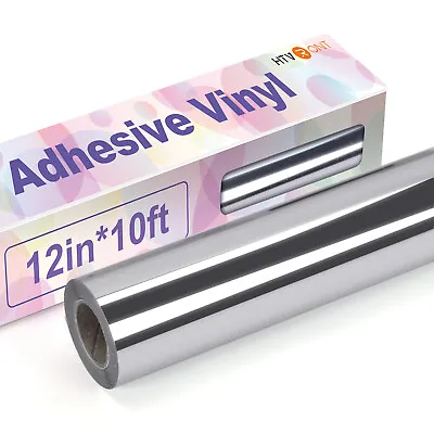 £13.69 • Buy HTVRONT Chrome Metallic Mirror Self Adhesive Vinyl Making Gloss Reflective UK