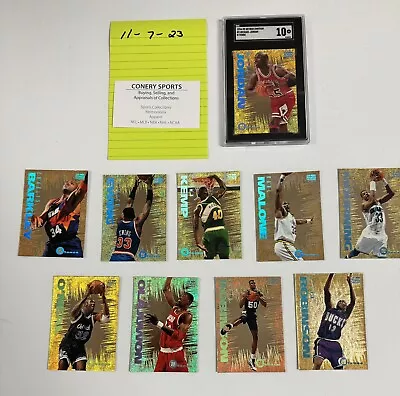 Michael Jordan 1994-95 Skybox Emotion N-Tense Complete Set 1-10 SGC 10 Jordan • $1195