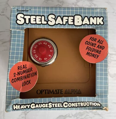 SUPERIOR TOYS 80s Vintage Bank “REAL STEEL SAFE TOY BANK   *New* Made In USA • $28.99