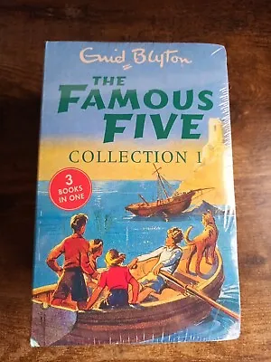 Enid Blyton The Famous Five 2 Book 6 Story  (6 Books In 2 Volumes) Sealed • £10
