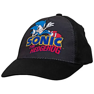 Sonic The Hedgehog Classic Snapback Hat Black • $13.99