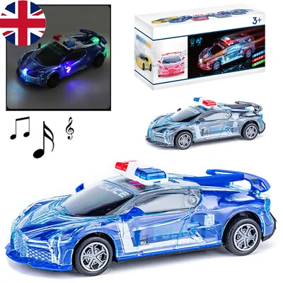 LED Cool Car Light Music 2 3 4 5 6 7 8 Year Old Age For Boys Kids Toys Gift NEW~ • £6.59