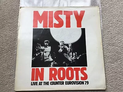 RARE REGGAE RECORD MISTY IN ROOTS Live At The Counter Eurovision 79 Vinyl LP   • £44.99