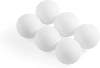 Komonee White ABS Ping Pong Table Tennis Balls 40mm Pack Of 6 • £8.21