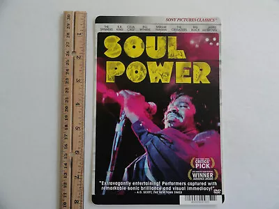 Soul Power - James Brown - Blockbuster Video Backer Card 5 X8  No Movie  • $10