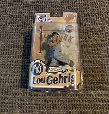 Mcfarlane Figure Cooperstown Series 8 Lou Gehrig Yankees Gray Uniform #1721  New • $75