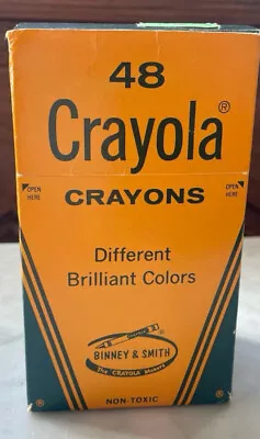 Vintage Crayola Bulk 48 Crayons Box Binney & Smith • $28