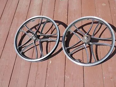 Mongoose 20” Mag Alloy Aluminum Wheel Rim Set 5 Spoke Good Condition • $89.99