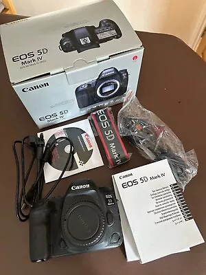 Canon EOS 5D Mark IV 30.4MP Digital SLR Camera - Black (Body Only) • £810