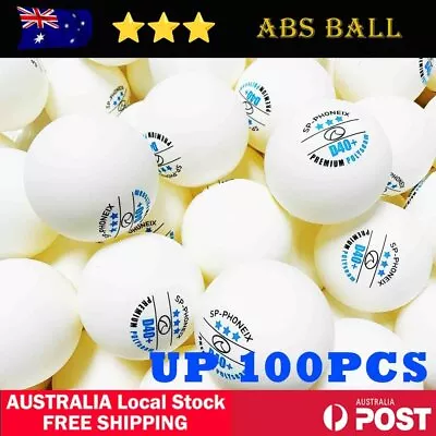 SP-Phoneix 3 Star Table Tennis ABS Plastic Balls PingPong Balls Seamless Design • $34.99