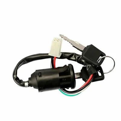 Universal Motorcycle Accessories Rubber Ignition Switch Key Set W/ Wire Harness • $6.95