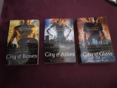 £5 • Buy The Mortal Instruments Series 1-3 Cassandra Clare Paperback Books