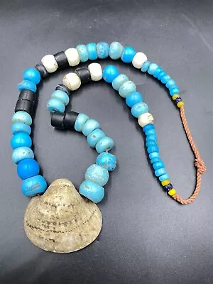 Old Himalayan Ancient Antique Naga Glass Beads Necklace From Nagaland Rare • $490