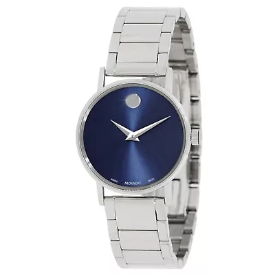 Movado 0607235 Women's Classic Museum Blue Dial Quartz Watch • $309