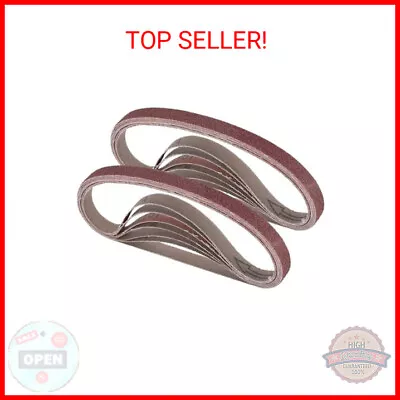 1/2 Inch X 18 Inch Sanding Belts 320/400/600/800/1000 Fine Grits Belt Sander T • $17.87
