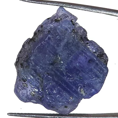 Untreated Blue TANZANITE ROUGH Gemstone For Jewelry 43.10 CTs 19x23x11 Mm Mi_11 • £10.79