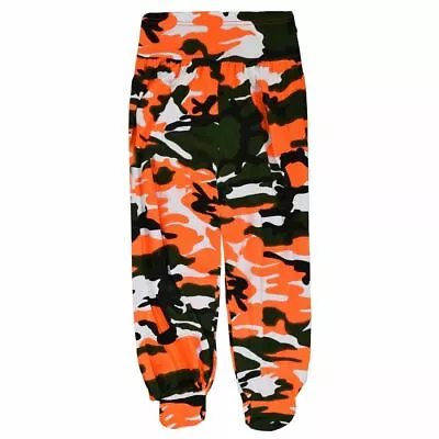 Kids Girls Camouflage Army Printed Baggy Harem Trousers Alibaba Leggings Pants • £7.03