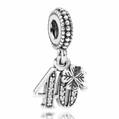 40 Years Of Love Birthday Pandora Charm 925 Sterling Silver NEW Free Post  • $41.90