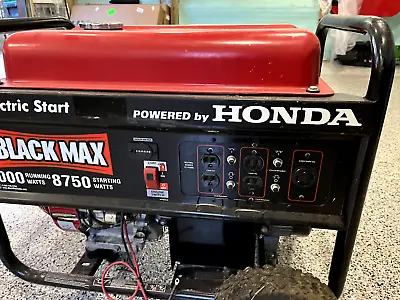 BLACK MAX Honda Generator 7000 WATT WATTS ELECTRIC START GAS GASOLINE • $900