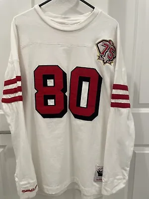 San Francisco 49ers Jerry Rice Mitchell & Ness 75TH N&N (slight Imperfection) • $88.88