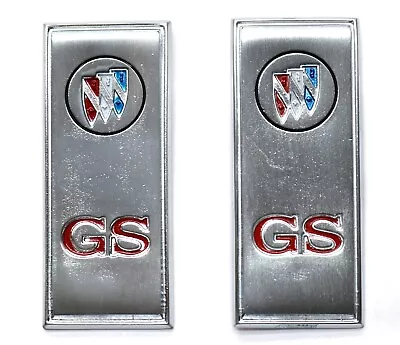 NEW Door Panel Emblem Set / For 71-72 Buick Skylark GS Gran Sport Card Trim Pair • $79.99