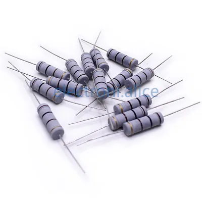 50PCS 1 Ohm To 1M Ohm 5W Metal Oxide Film Resistor 5% New • $9.72