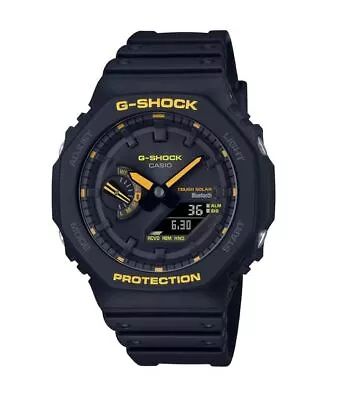 Casio G-Shock GAB2100CY-1A A/D Solar Powered Bluetooth Resin Watch Black/Yellow • $101.28