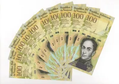 Venezuela 100000 Bolivar Fuerte 2017 New UNC X 50 Pcs Bundle • $16.99