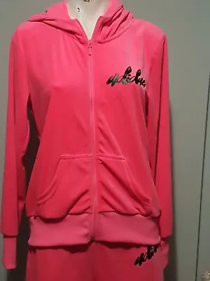 $112.52 • Buy  Adidas HOT PINK VELOUR-Velvet Full Track Suit RARE 2011 Retro Style As New Con 