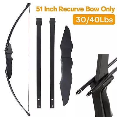 51  Takedown Recurve Bow Hunting Set Archery Right Left Hand For Adult Beginner • $29.88