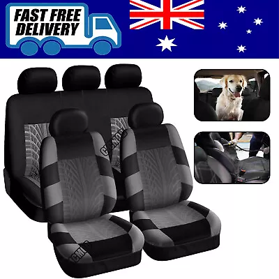 $33.99 • Buy Car Seat Covers Full Set Universal SUV Truck Sedan Front Rear Cushion Protector