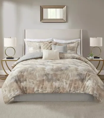 MADISON PARK Beacon 7-Pc. Comforter Set Queen • $30