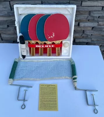 St Brite? Championship Table Tennis Racket Set Ping Pong Paddles Japan Vintage • $181.74