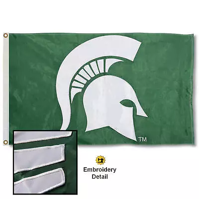 Michigan State University Embroidered And Appliqued Nylon Flag • $27.95