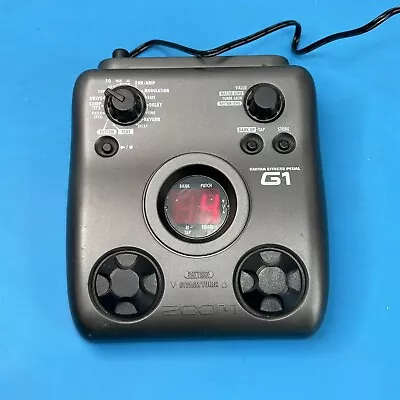 $45 • Buy Zoom G1 Guitar Effects Pedal & Poweradapter(3rd Party)